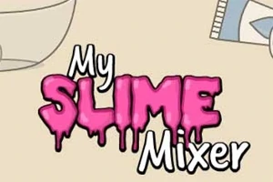 My Slime Mixer라는 핑크색 글자가 그려진 이미지