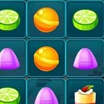 다양한 모양과 색상의 캔디와 디저트 이미지