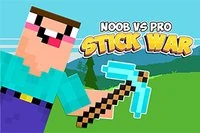 Noob vs Pro: 스틱 전쟁은 Noobs와 함께하는 2D 전략 게임