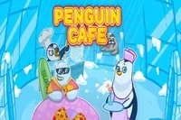 떠다니는 펭귄 카페를 관리하고 고객에게 맛있는 음식을 제공하세요