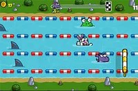 반려동물을 선택하고 수영, 달리기, 자동차 경주 기술을 연습하세요