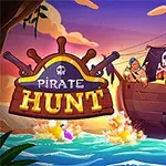 해적선이 바다 위를 항해하며 대포를 발사하고 있는 장면