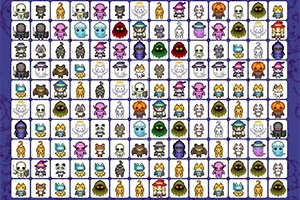 다양한 캐릭터 아이콘이 격자 형태로 배열된 이미지