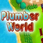 녹색 들판 위에 파이프와 물이 흐르는 퍼즐 형태의 이미지