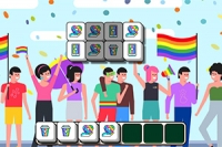 음식을 테마로 한 동일한 타일 세 개를 찾아 제거하세요