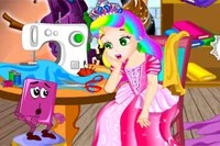 파티 준비 중인 성을 마녀가 파괴했습니다