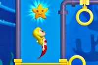 인어가 집으로 가는 길에 잃어버린 고대 도시로 떨어졌다