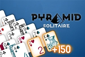 Enjoy this stylish version of the classic Pyramid Solitaire!
