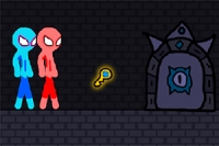 귀여운 형제 블루와 레드 스틱맨의 모험을 준비됐나요?