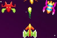 소중한 에너지 상자를 외계 해적들로부터 방어하기 위해 발사하고 쏘세요