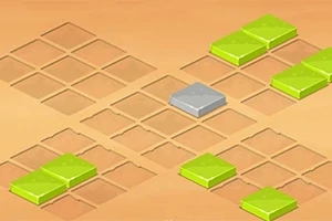 Your goal is to fill all of the center spaces with stones