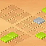 Your goal is to fill all of the center spaces with stones