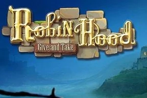 Robin Hood Give and Take라는 텍스트가 적힌 푸른 배경의 이미지