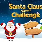 산타클로스와 눈 덮인 나무, 나무 표지판이 있는 겨울 배경