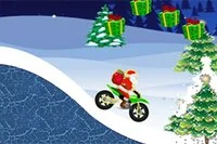 크리스마스 게임에서 산타가 선물을 모으러 갑니다