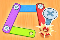 볼트와 너트를 풀고 나무를 놓으세요