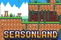 SeasonLand는 고전적인 2D 픽셀 아트 플랫폼 게임