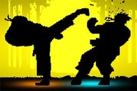 섀도우 파이터들이 필드에 자리 잡았다