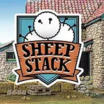 양들이 탑처럼 쌓여 있는 모습과 SHEEP STACK 글자가 크게 적힌 이미지