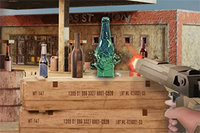 버려진 주유소에 있습니다.