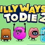 다양한 색상의 귀여운 캐릭터들이 웃기고 다양한 표정을 짓고 있는 이미지