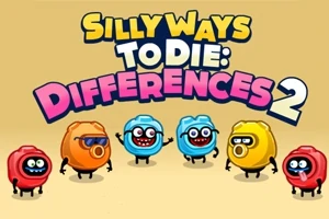 다양한 색상의 둥근 캐릭터들이 웃고 있는 모습