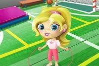 루시는 체육 수업에 기분이 내키지 않아요, 그래서 징검다리 체육입니다!