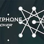 스마트폰 크래커라는 텍스트와 복잡한 연결선이 있는 패턴 이미지
