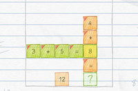 재미있는 독창적인 두뇌 게임, 십자말풀이와 약간의 수학 게임이 결합된 게임