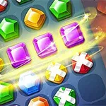 알록달록한 보석들이 매트릭스 형태로 배열된 이미지