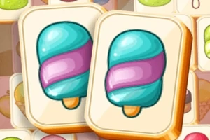 파란색과 분홍색으로 된 아이스크림 그림이 있는 두 개의 카드