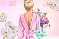 여름을 만끽하세요: 플로랄 프린트 드레스업 게임!