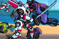 로봇 슈팅 어드벤처 게임입니다