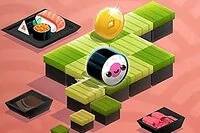 다양한 맛있는 스시 롤을 플레이하고 끝없이 달려보세요