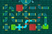 작은 배관공이 물을 고치는 끝없는 퍼즐