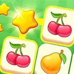 체리와 과일 그림이 그려진 타일과 별 모양 아이콘이 있는 이미지