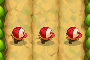 Three-person Parkour, there are three heroes which you need to lead them
