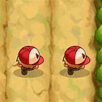 Three-person Parkour, there are three heroes which you need to lead them