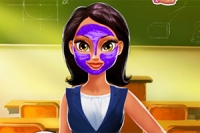 티나가 멋진 학교 파티를 준비할 수 있도록 도와주고 스타일리시한 메이크오버를 해주세요!