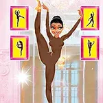 검은 무용복을 입은 여성이 다리를 높게 들어 올리고 있는 장면