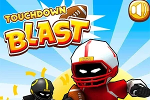 미식축구 헬멧과 유니폼을 입은 두 캐릭터가 그림과 텍스트와 함께 역동적으로 표현된 이미지