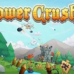 돌로 만든 성이 양쪽에 있고 중간에 폭탄과 불화살이 날아다니는 중세 전쟁 장면