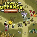 숲과 길에 위치한 다양한 방어 타워와 캐릭터들로 구성된 전략 게임 장면