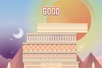 미래의 환상적인 세계에서 간단한 클릭으로 타워를 쌓아보세요!