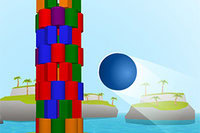 타워 블록 색깔에 맞춰 공을 쏘세요