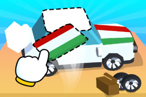 자동차 조립 중 그림자 속에서 부품을 맞추고 있는 손