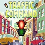 교차로에 위치한 신호등 앞의 노란색과 빨간색 자동차가 있는 도시 거리 풍경