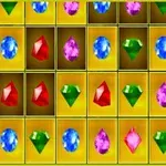 다양한 색상의 보석들로 가득 찬 격자 무늬의 이미지