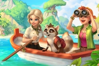 매치-3에 오신 것을 환영합니다 - 신비로운 섬에서 펼쳐지는 흥미진진한 세 줄 맞추기 모험!