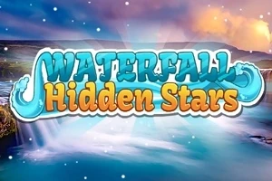 폭포와 함께 Waterfall Hidden Stars라는 텍스트가 있는 이미지